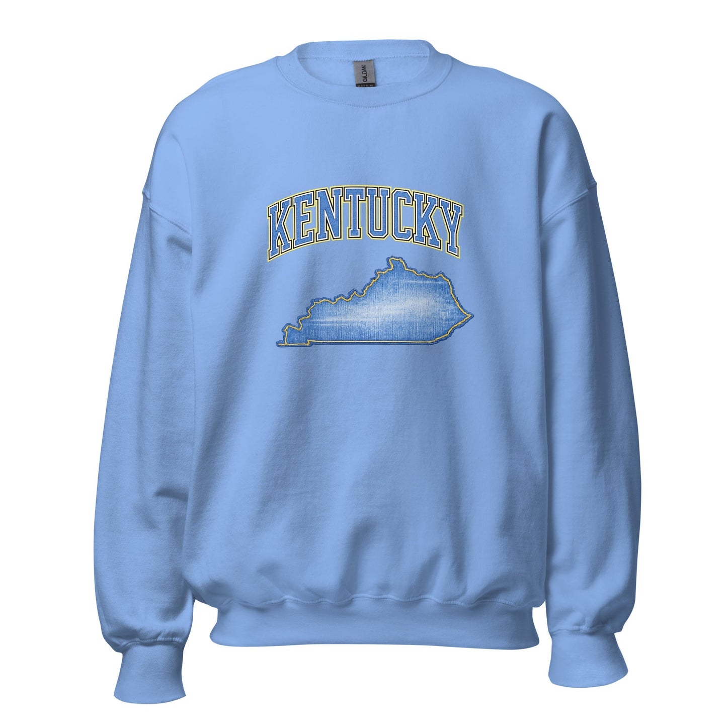 Kentucky State Sweatshirt | Denim Textured Design | Unisex Cotton Blend