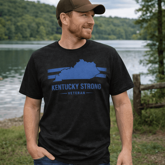 Kentucky Strong Veteran T-Shirt | Bold State Pride | Classic