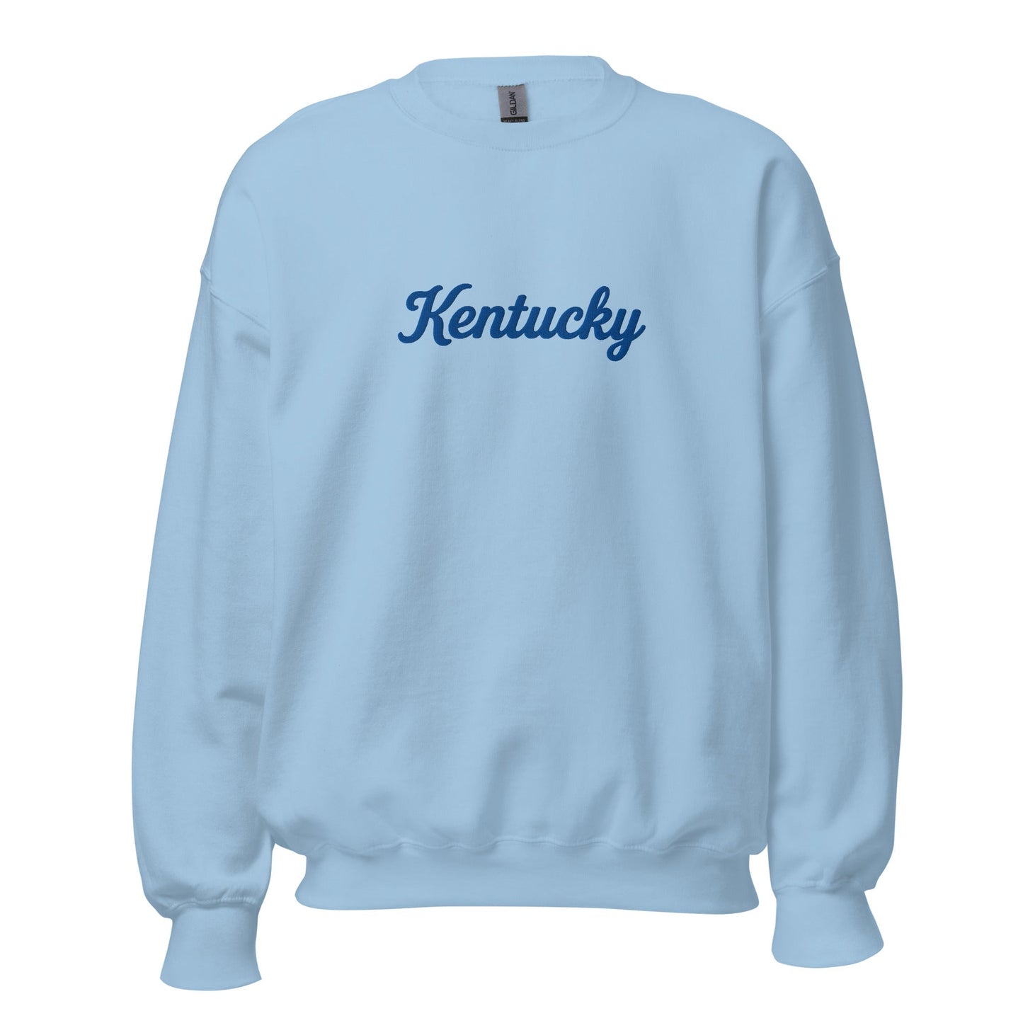 Kentucky Sweatshirt | Blue Script Typography | Unisex Fleece