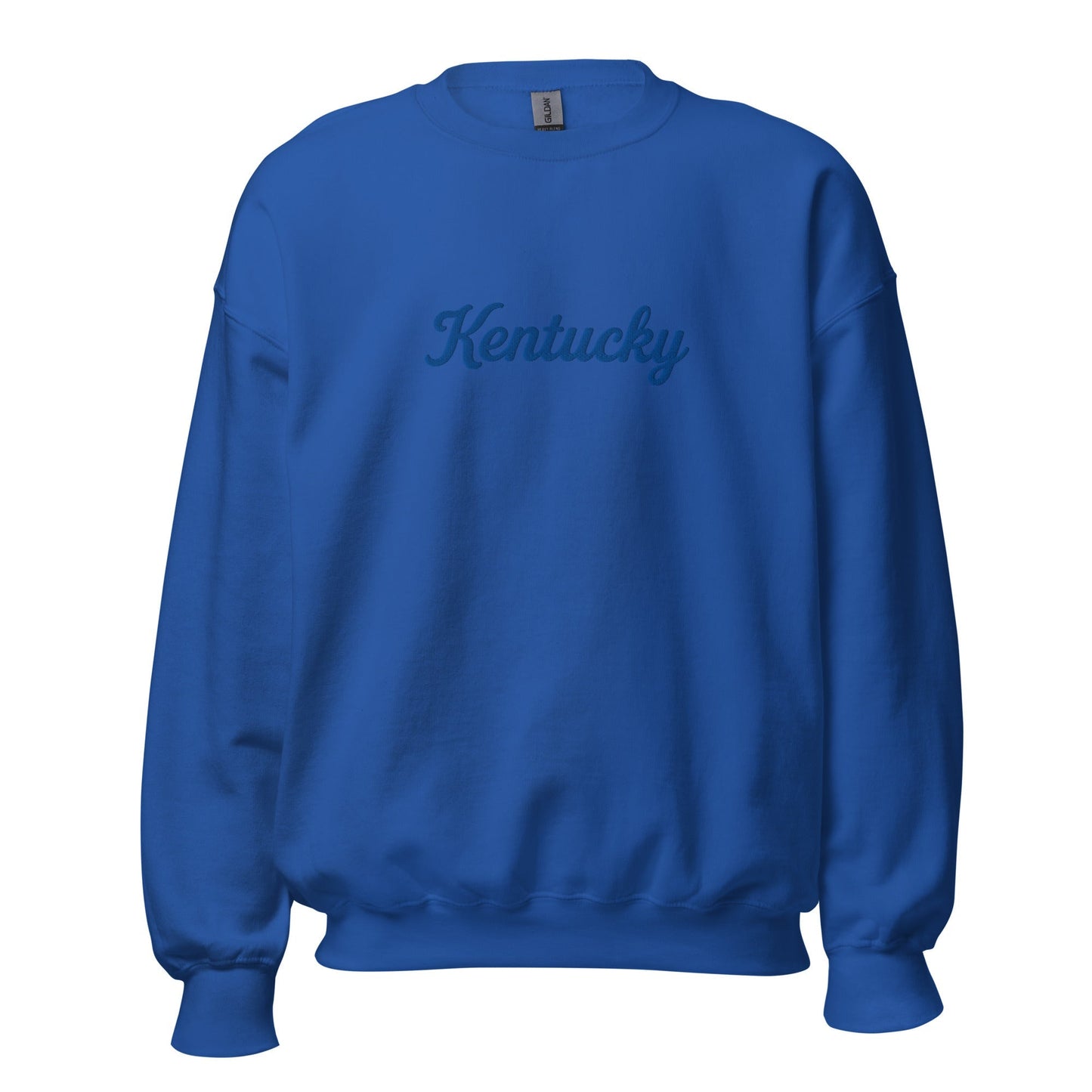 Kentucky Sweatshirt | Blue Script Typography | Unisex Fleece