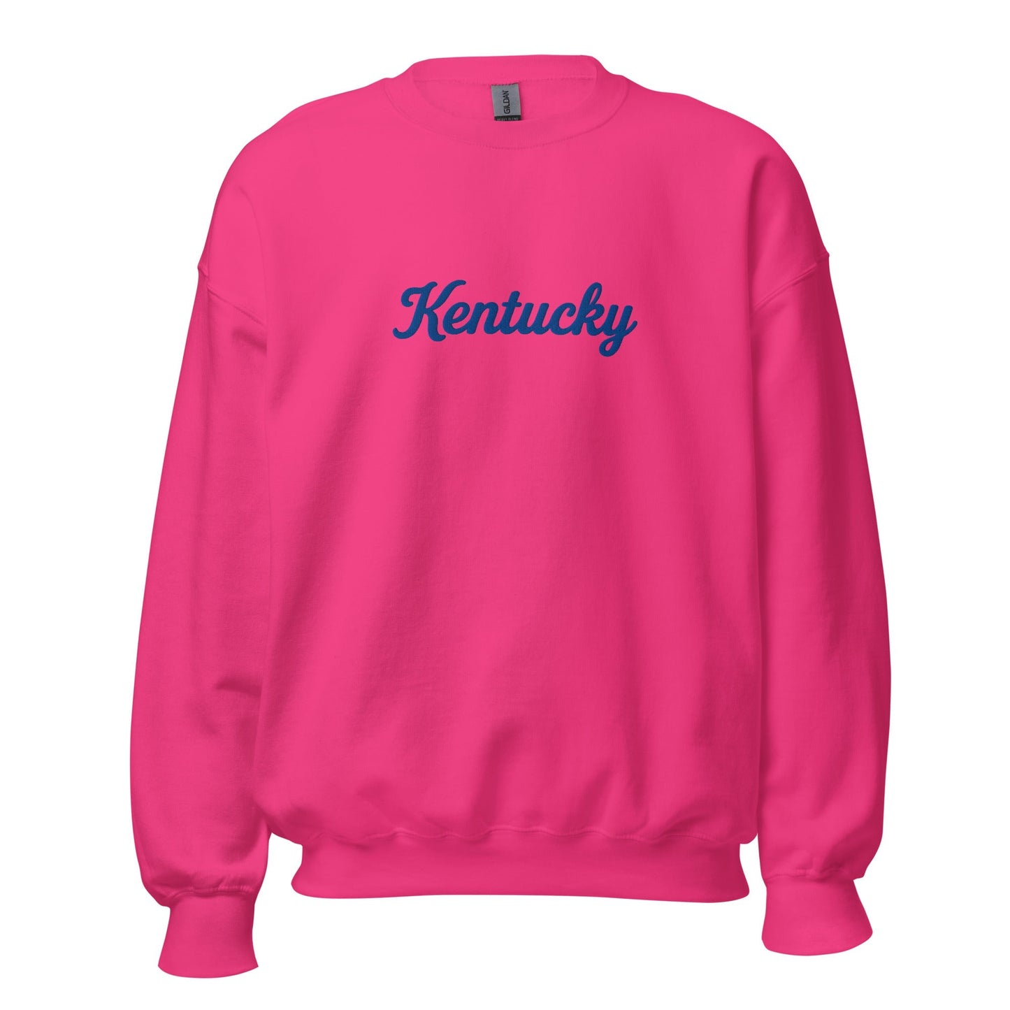 Kentucky Sweatshirt | Blue Script Typography | Unisex Fleece