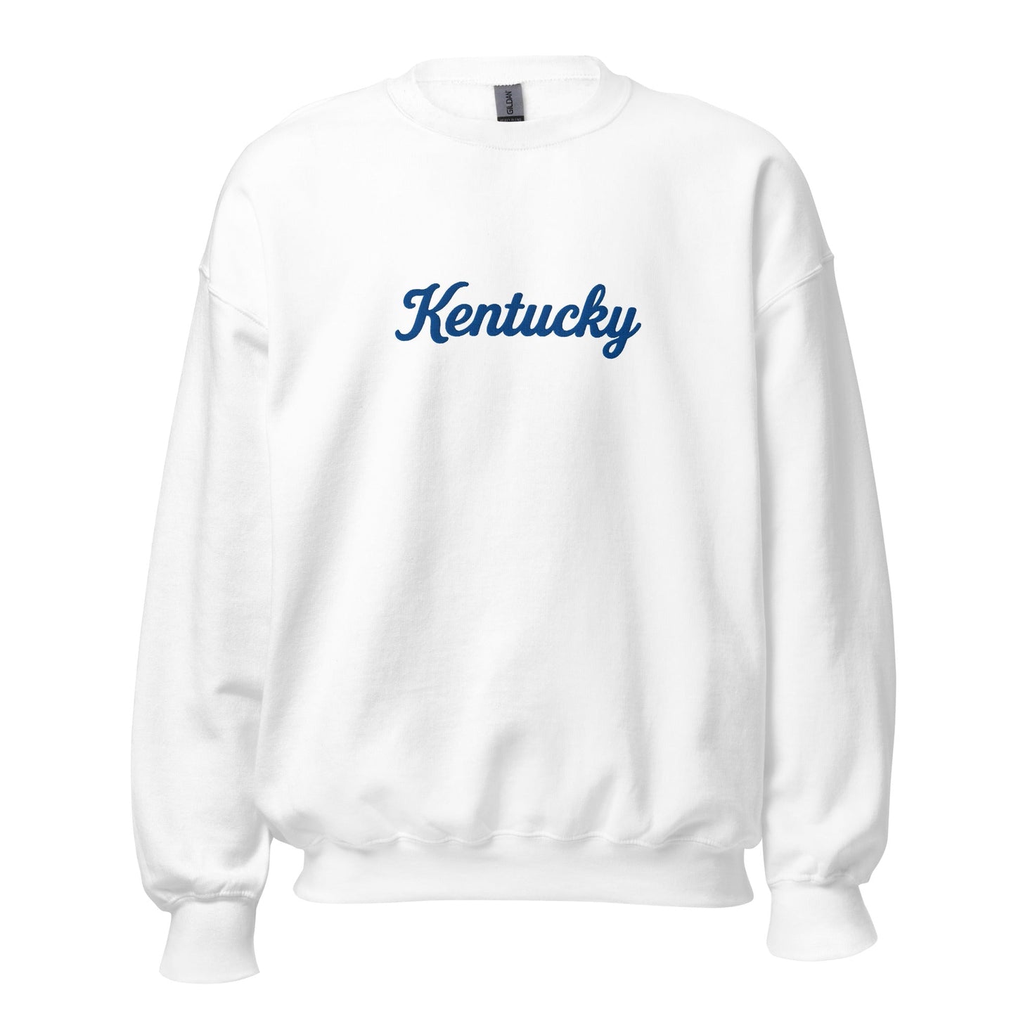 Kentucky Sweatshirt | Blue Script Typography | Unisex Fleece