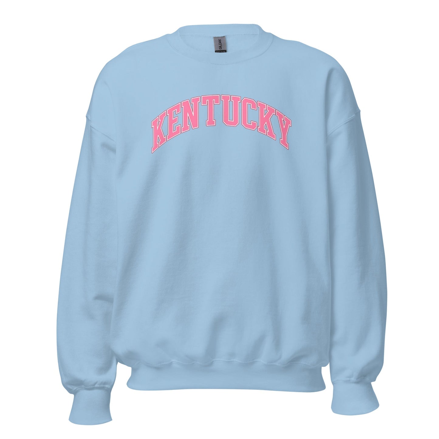 Kentucky Sweatshirt | Pink Arched Lettering | Unisex Classic Fit