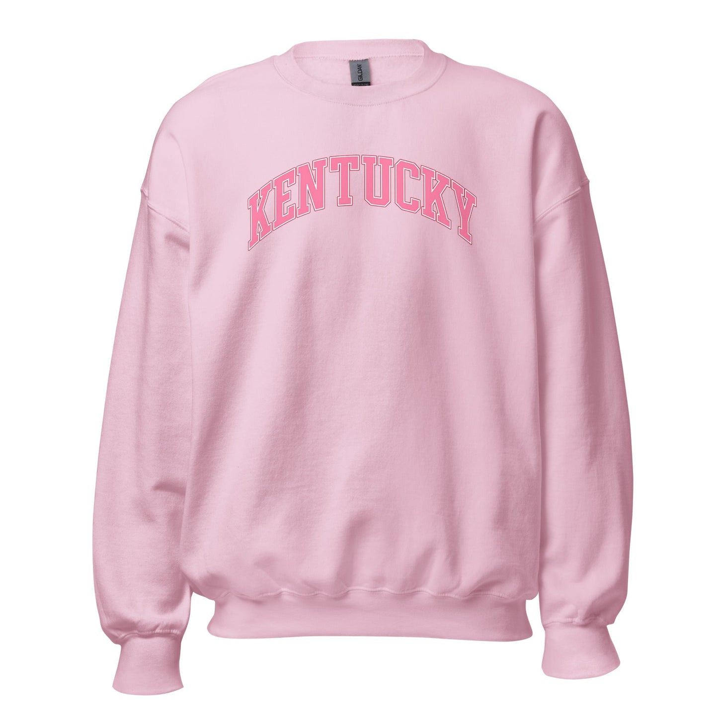 Kentucky Sweatshirt | Pink Arched Lettering | Unisex Classic Fit