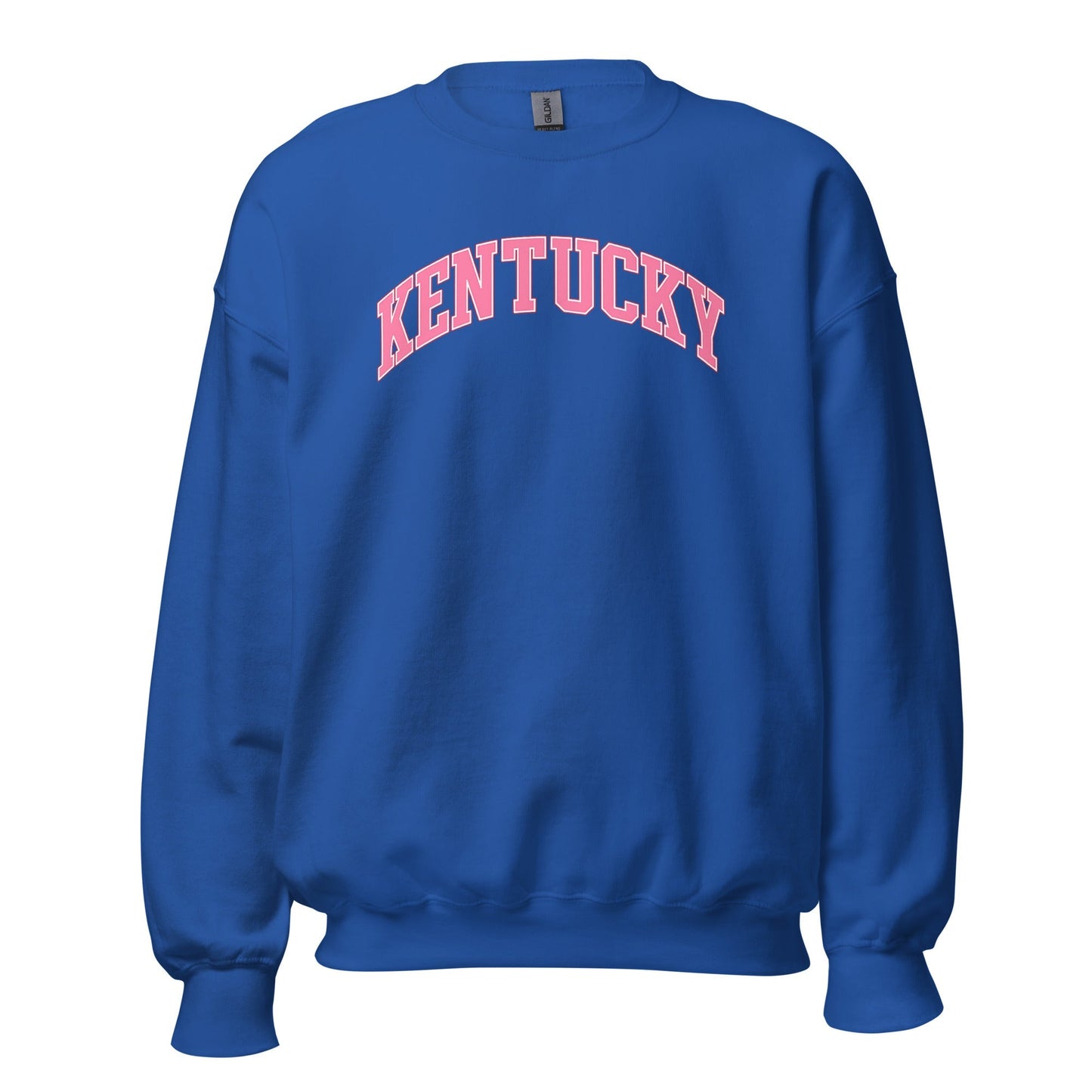 Kentucky Sweatshirt | Pink Arched Lettering | Unisex Classic Fit