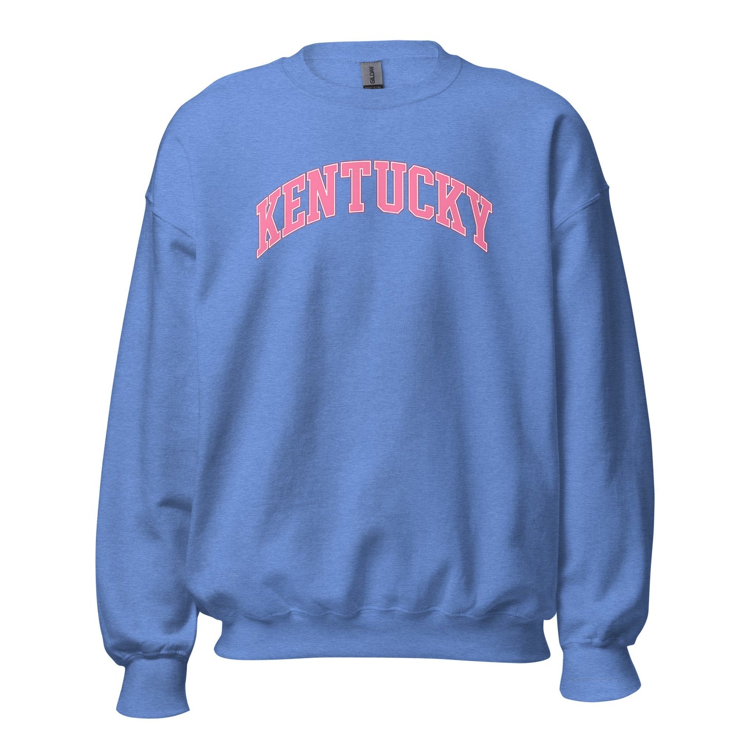 Kentucky Sweatshirt | Pink Arched Lettering | Unisex Classic Fit