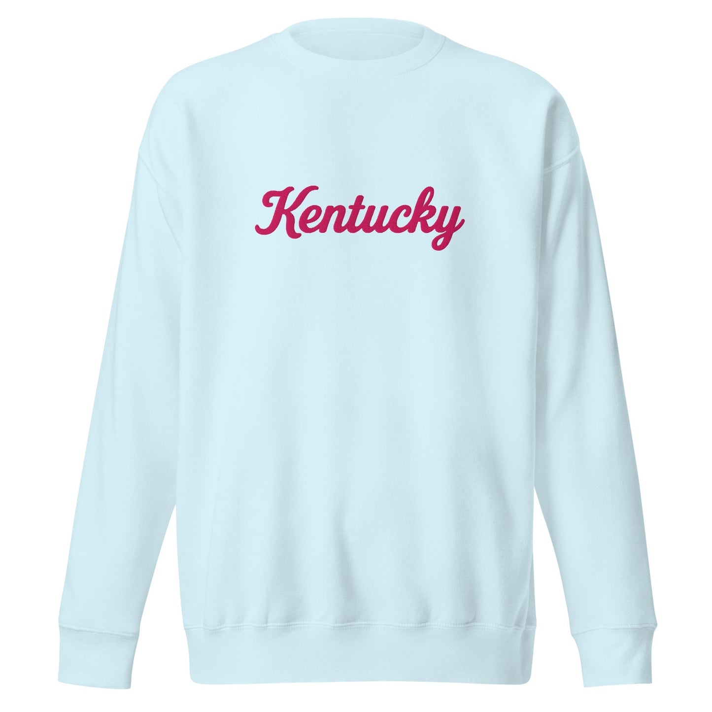 Kentucky Sweatshirt | Pink Script Premium Crew | Unisex Fleece