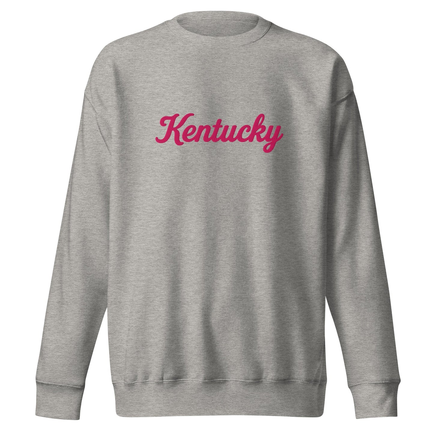 Kentucky Sweatshirt | Pink Script Premium Crew | Unisex Fleece
