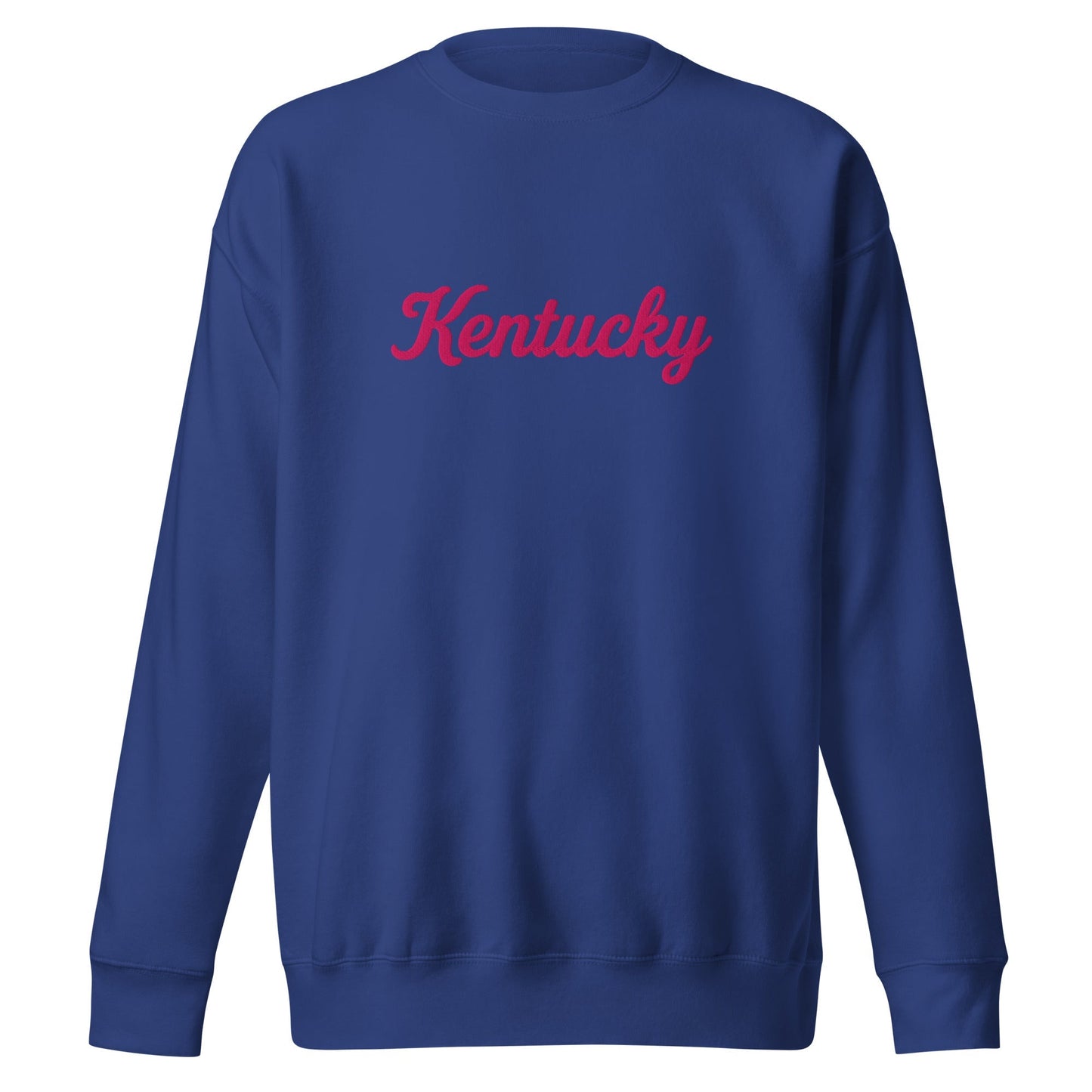 Kentucky Sweatshirt | Pink Script Premium Crew | Unisex Fleece