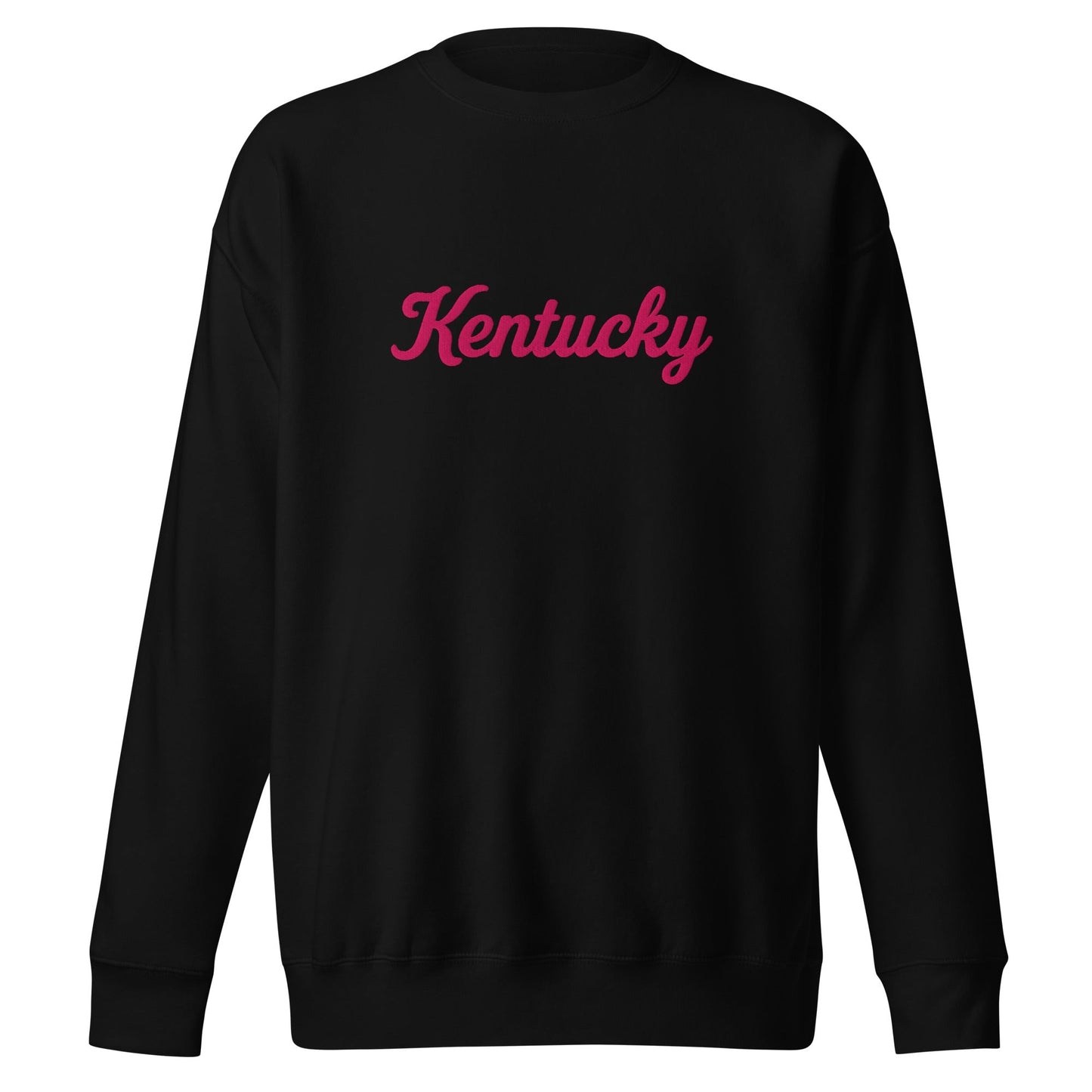 Kentucky Sweatshirt | Pink Script Premium Crew | Unisex Fleece
