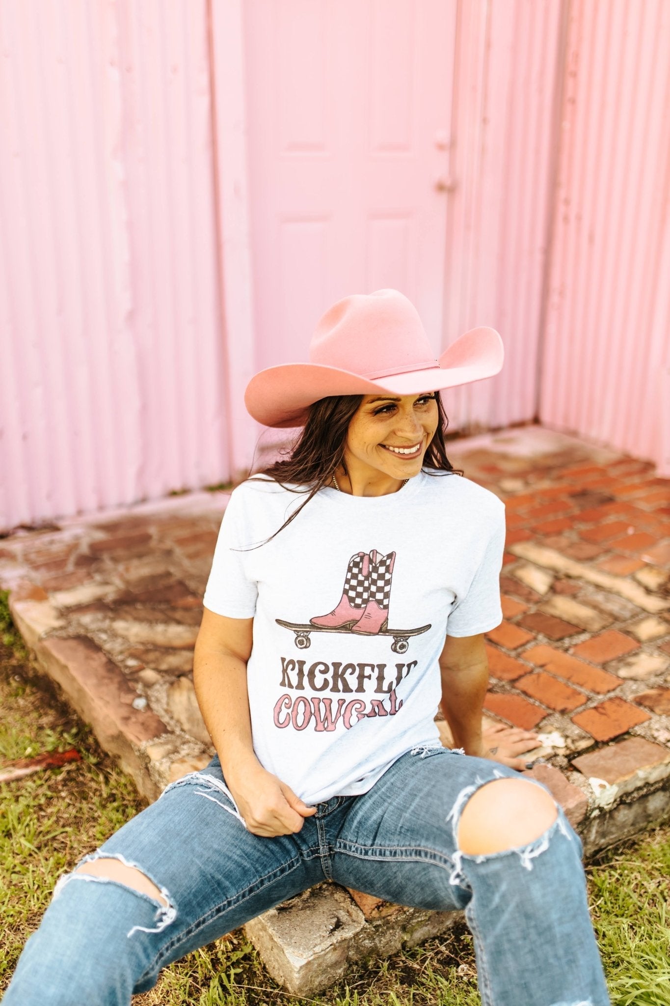 Kickflip Cowgirl Graphic Tee