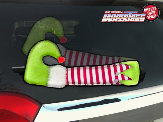 Kicking Elf Leg WiperTags