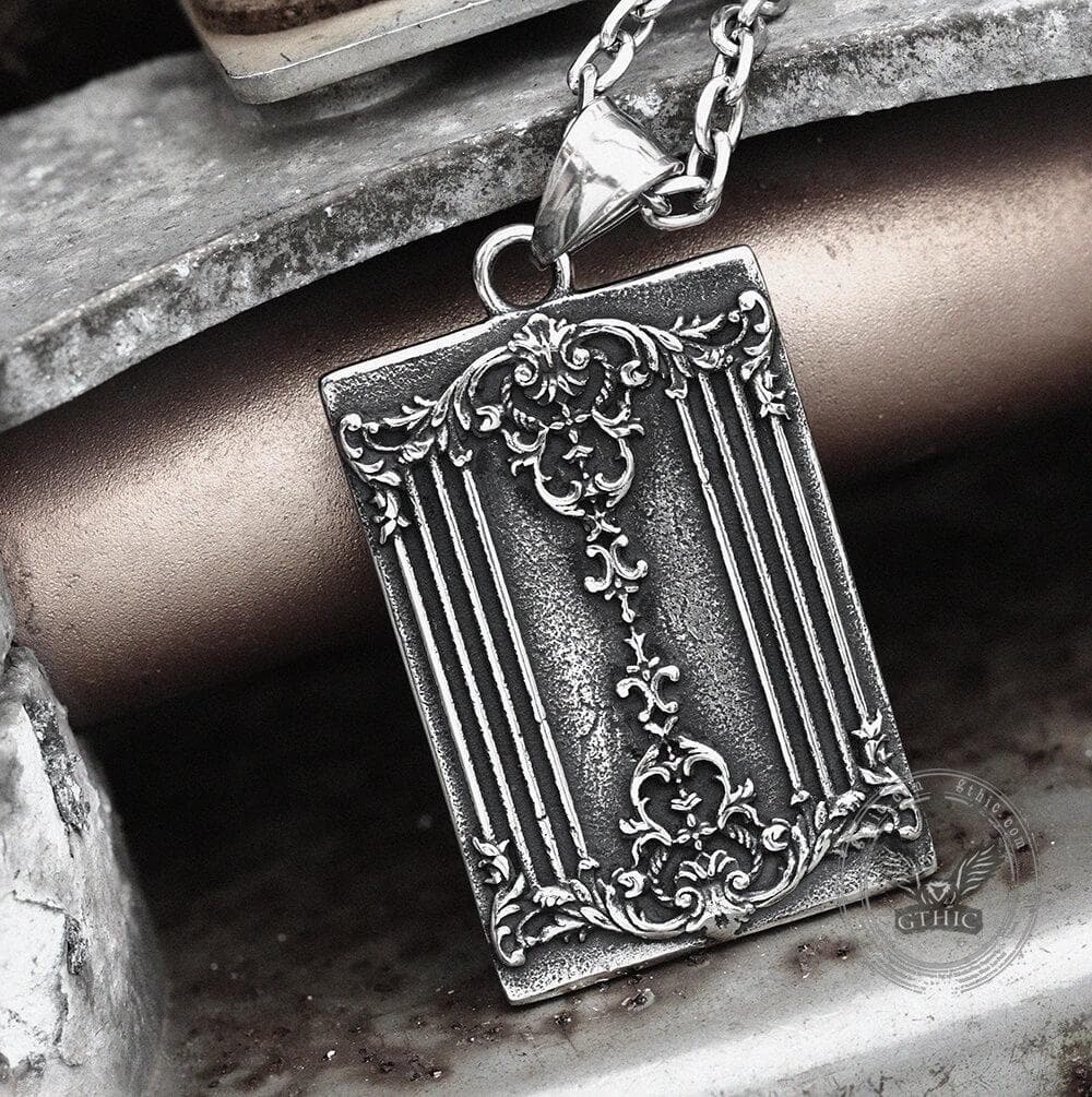 King Of Spades Stainless Steel Poker Pendant