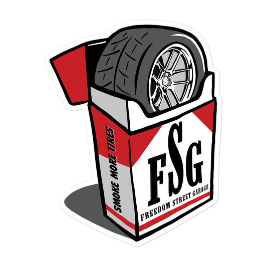 Smoke Tires Sticker