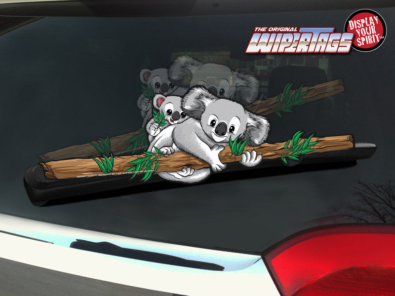 Koala Bears in a Tree WiperTags