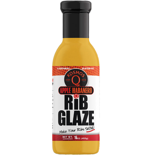 Kosmos Q Apple Habanero Rib Glaze 16 oz.