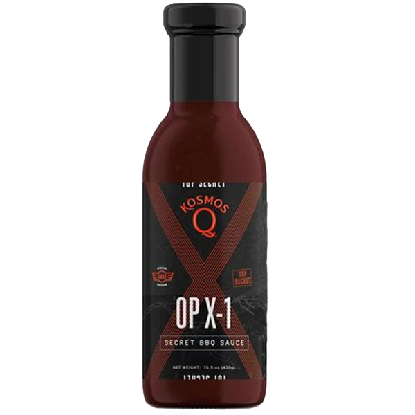 Kosmos Q OP X-1 Secret  BBQ Sauce 15.5 oz.