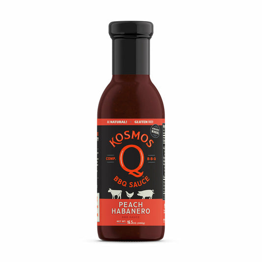 Kosmos Q Peach Habanero BBQ Sauce