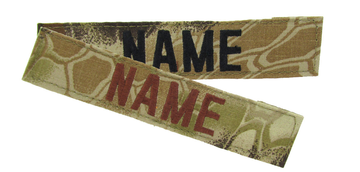 Kryptek Highlander Name Tape with Hook Fastener