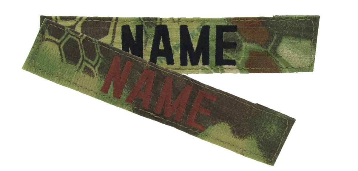 Kryptek Mandrake Name Tape with Hook Fastener