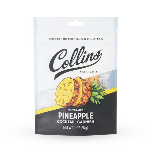 Dehydrated Pineapple Cocktail Garnish, 1 oz