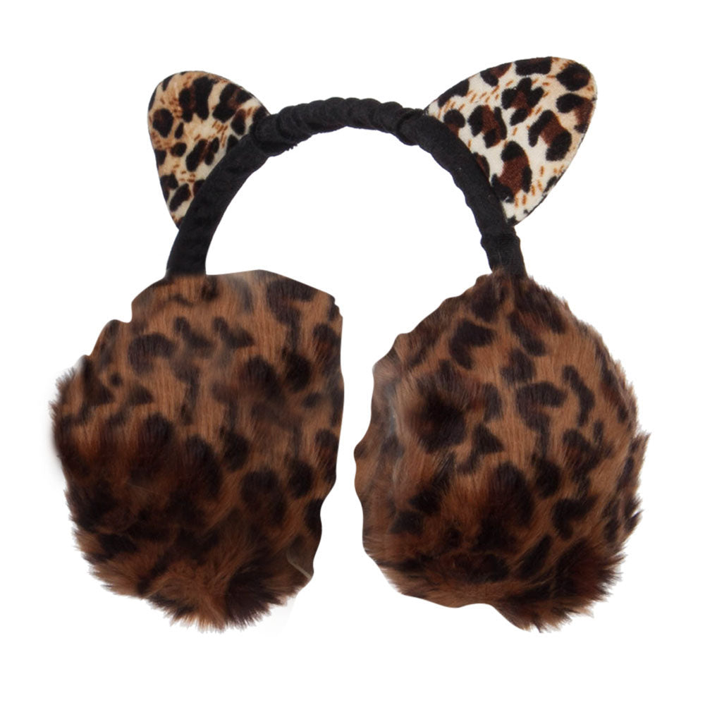 Faux Fur Kitty Ears Earmuff