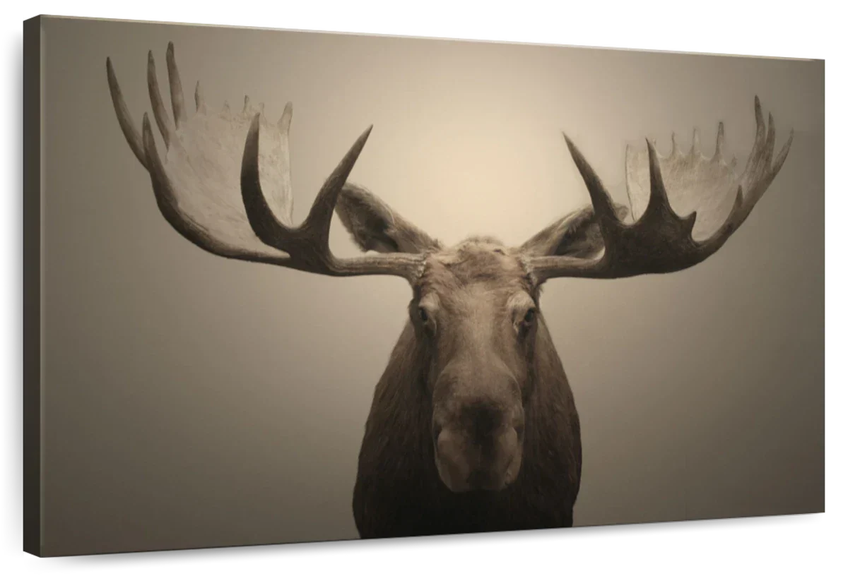 Moose Portrait Wall Art