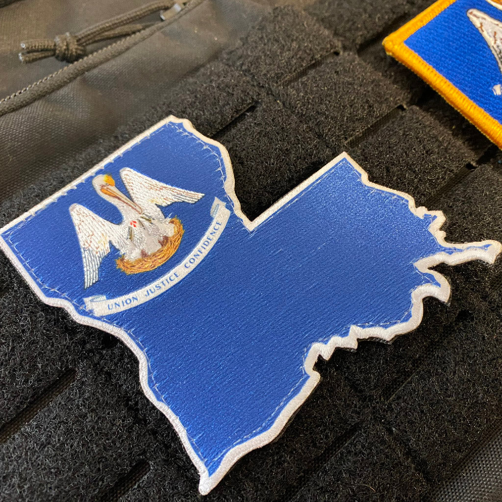 Louisiana Tactical Patch - Die-Cut
