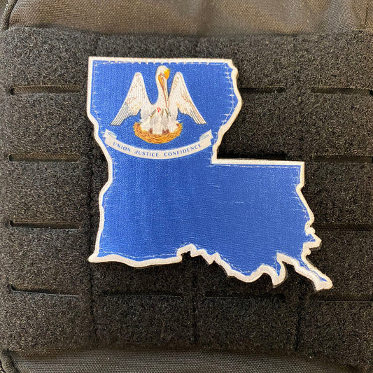 Louisiana Tactical Patch - Die-Cut