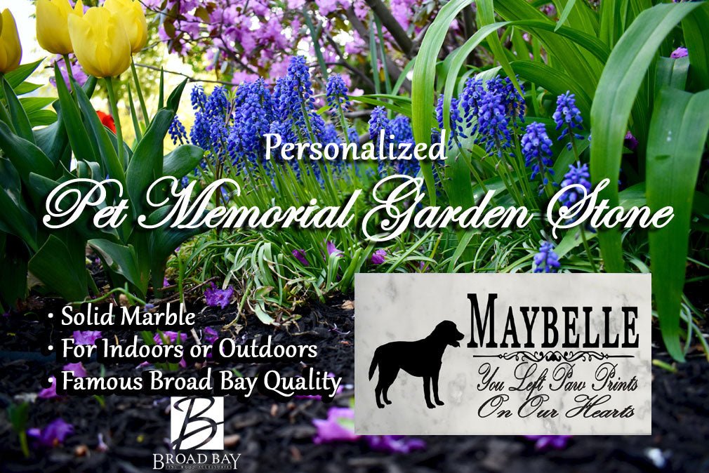 Lab Memorial Stone Personalized Labrador Garden Rock Grave Marker Outdoor or Indoor