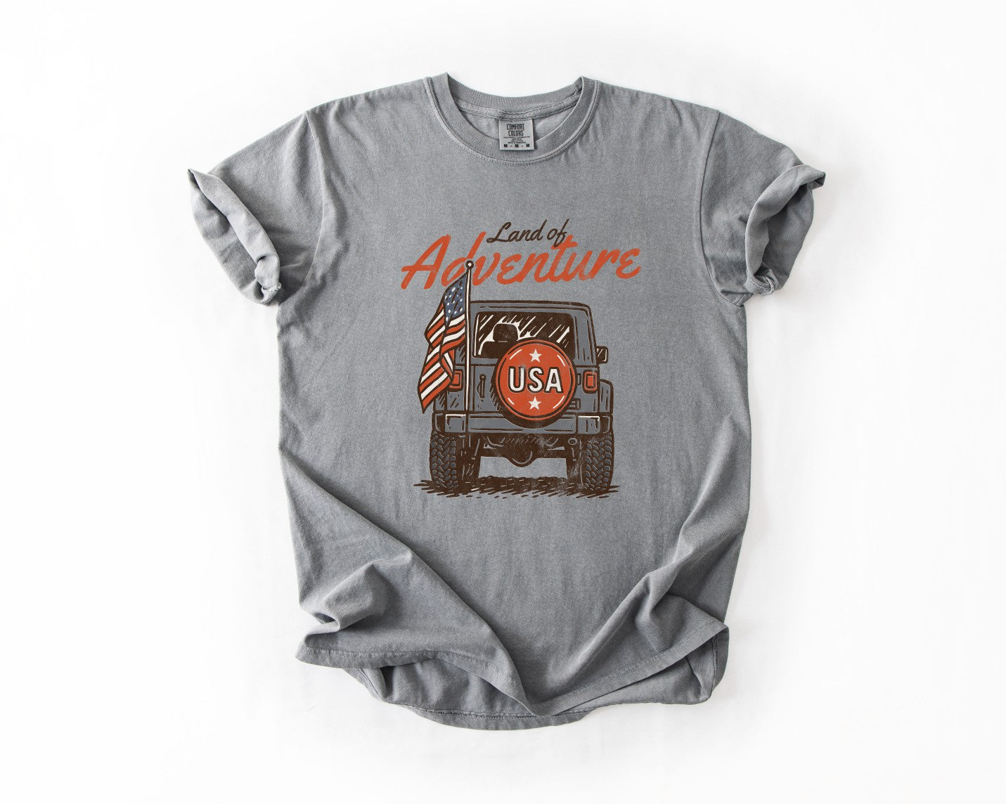 Land Of Adventure Jeep T-Shirt