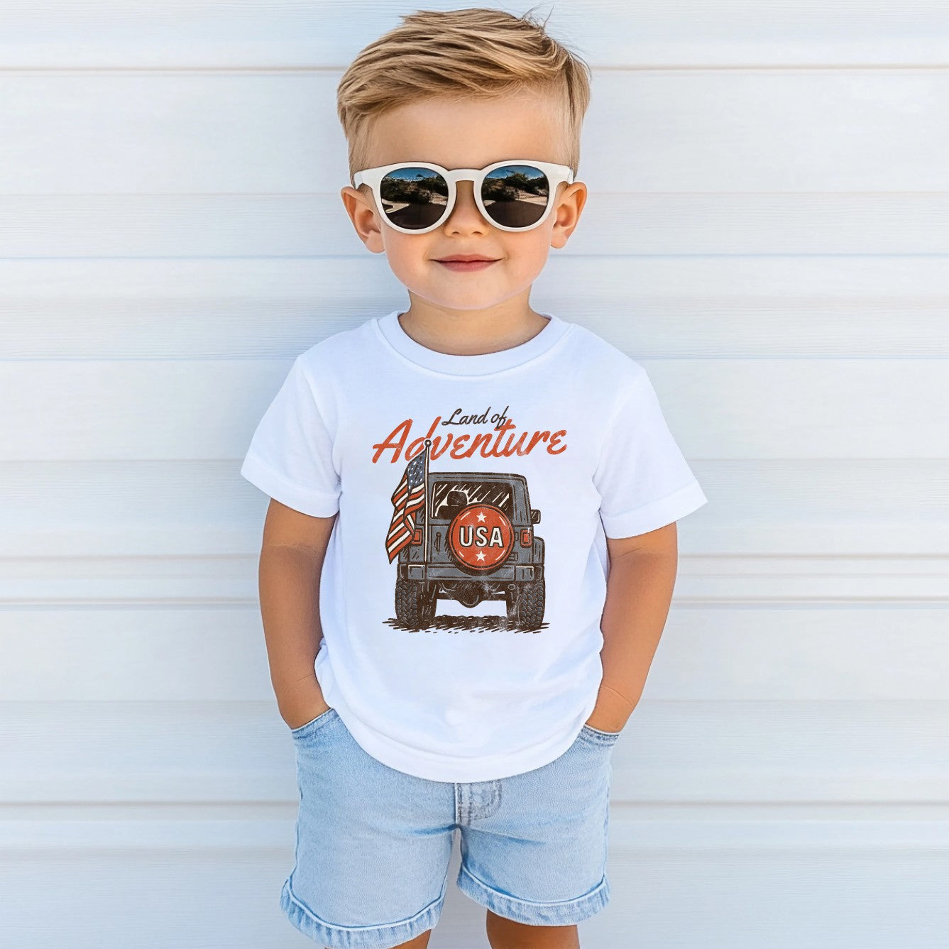 Land Of Adventure Jeep Infant/Toddler T-Shirt