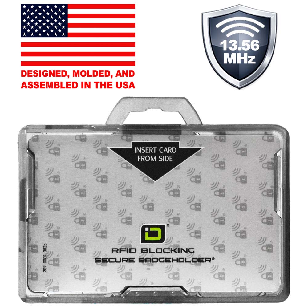 Secure Badge Holder DuoLite ® Horizontal  2 ID Card Holder