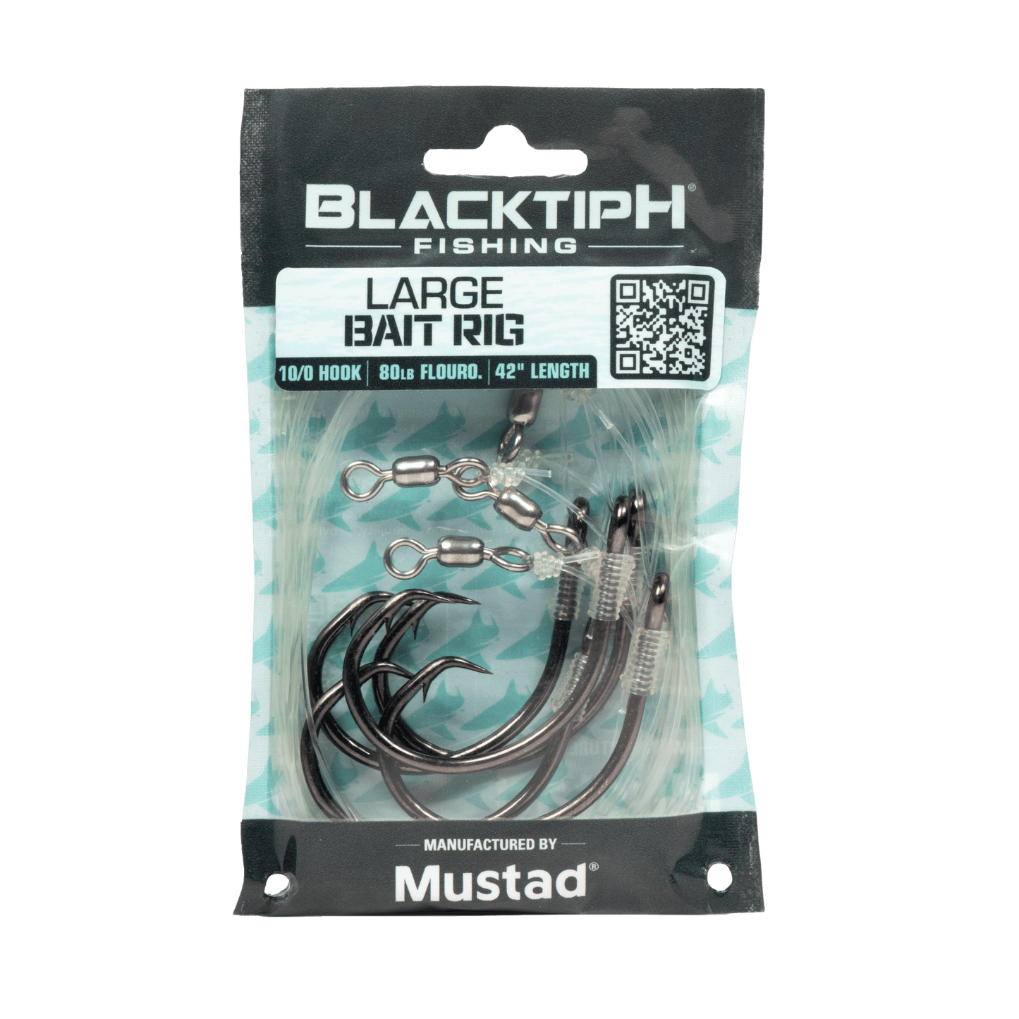 Large Live Bait Rigs (5 Pack) | BlacktipH x Mustad 10/0 Hooks