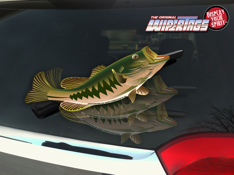 Flopping Largemouth Bass WiperTag