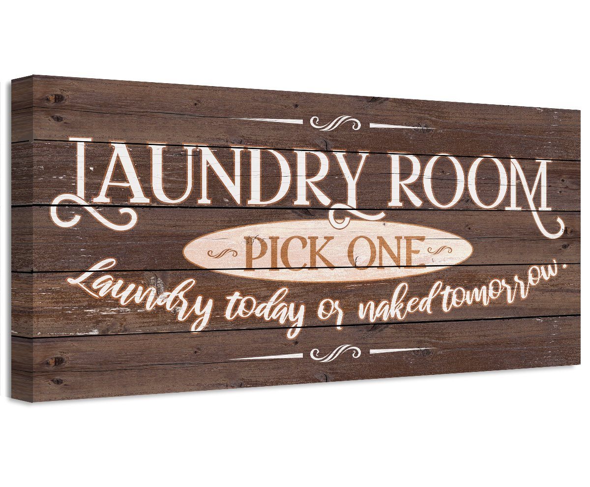 Laundry Pick One - Canvas