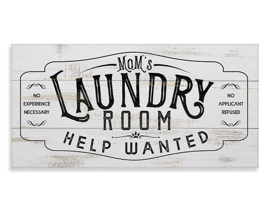 Laundry Room Help Wanted 2 - Canvas