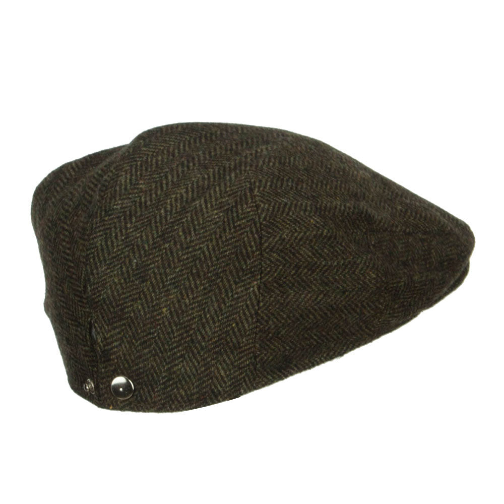 Men's Adjustable Wool Blend Ivy Cap