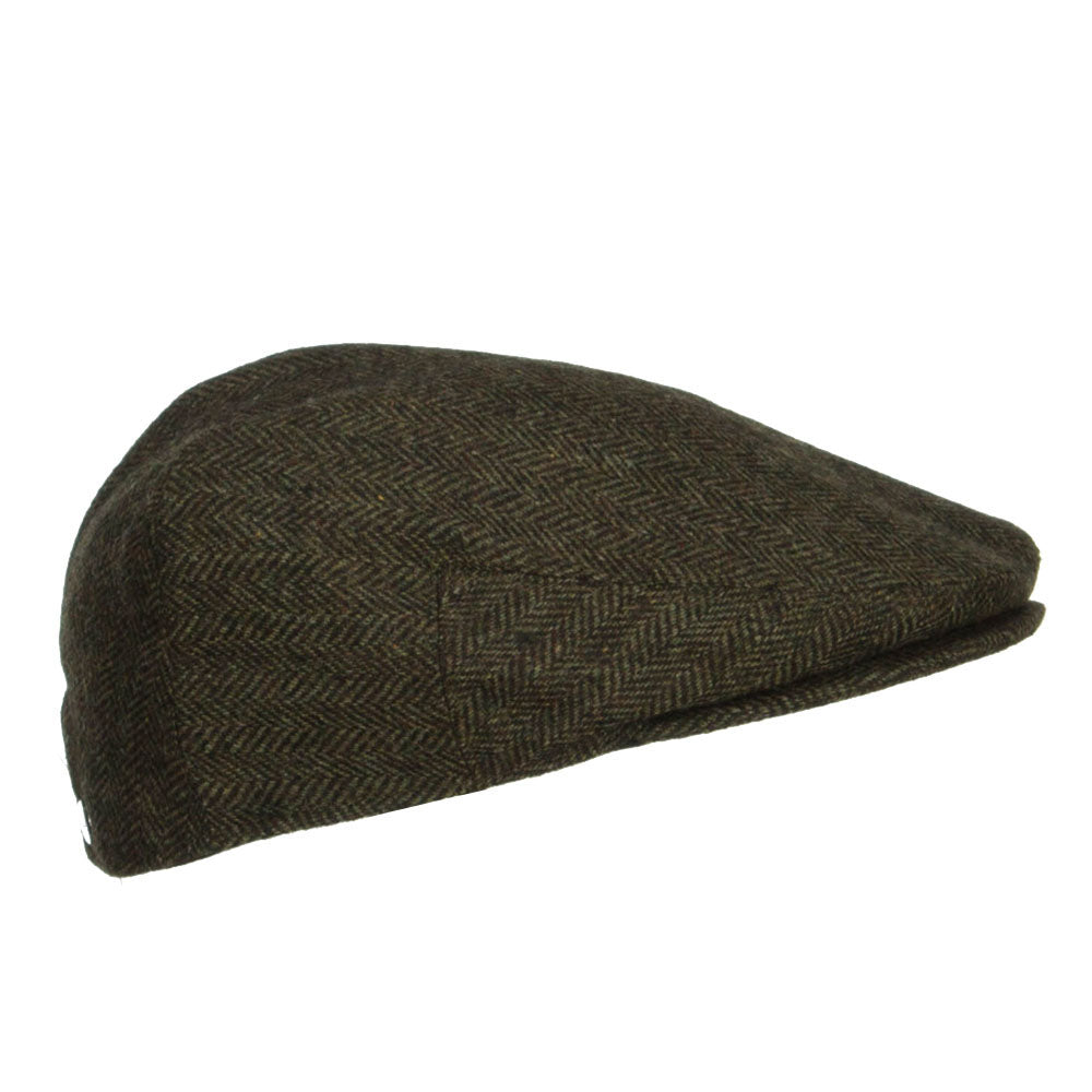 Men's Adjustable Wool Blend Ivy Cap