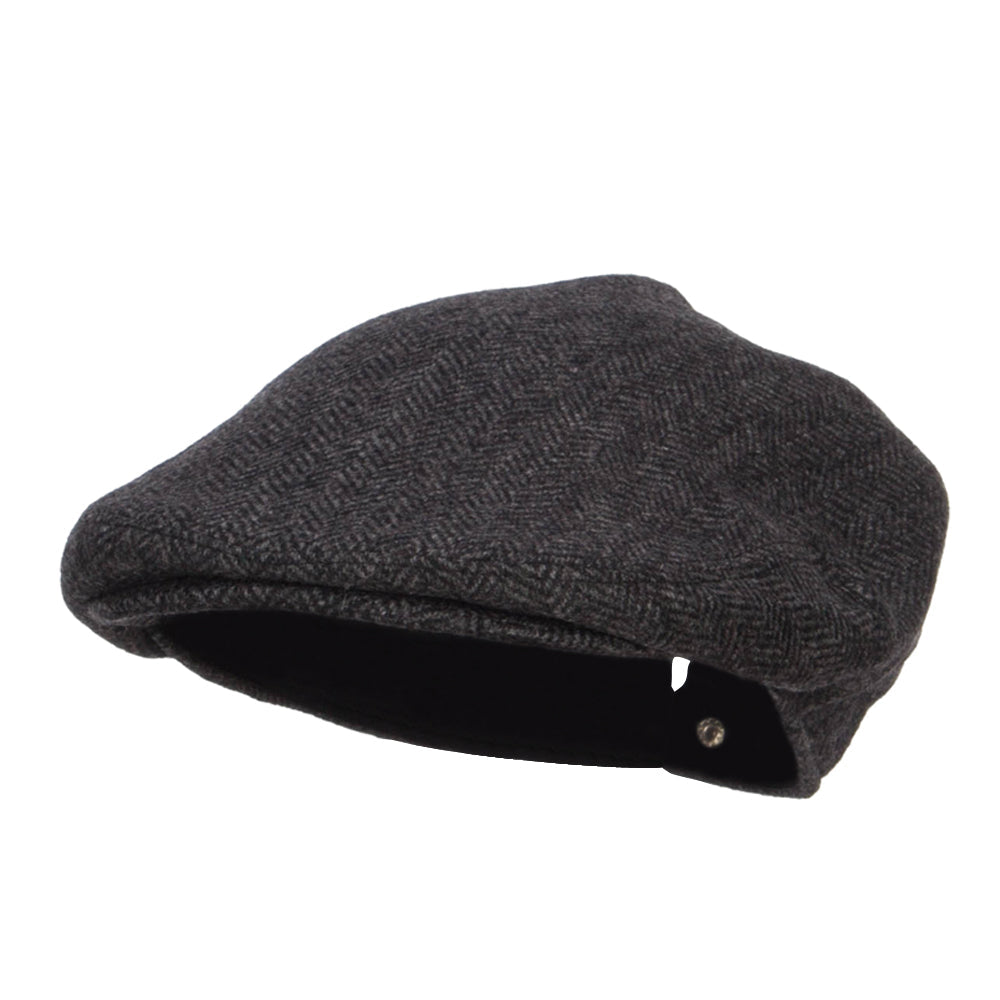 Men's Adjustable Wool Blend Ivy Cap