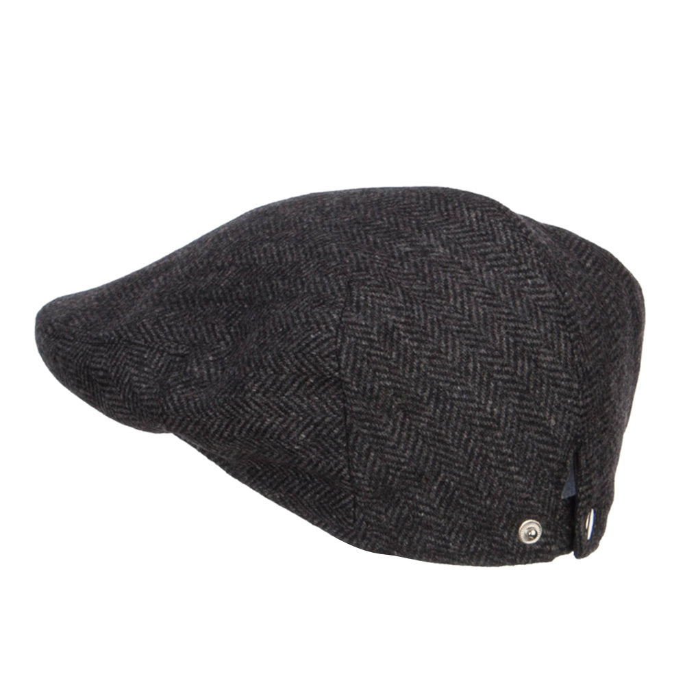 Men's Adjustable Wool Blend Ivy Cap