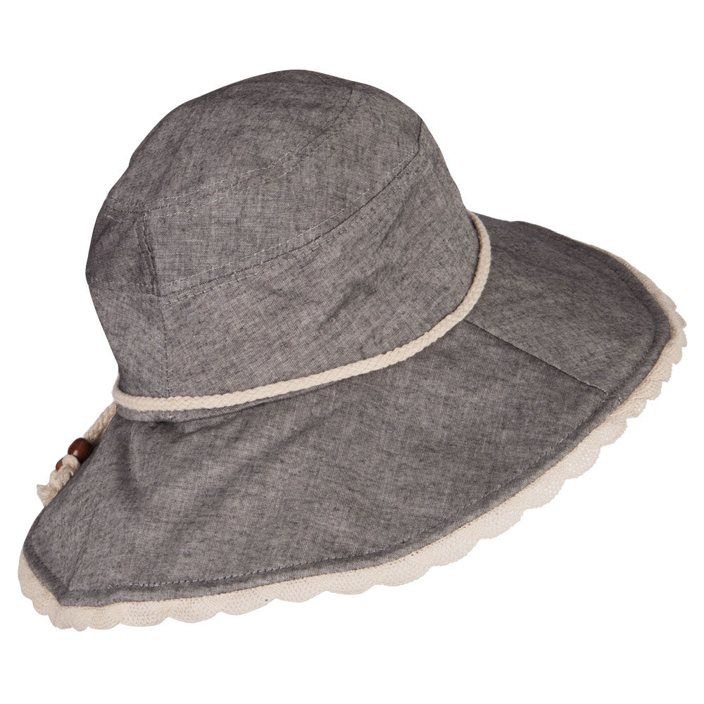 Rose Floral Laced Crushable Hat