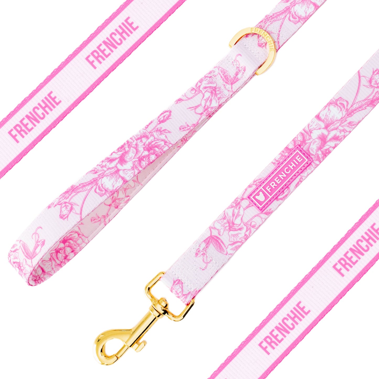 Frenchie Comfort Leash - Toile (Pink)