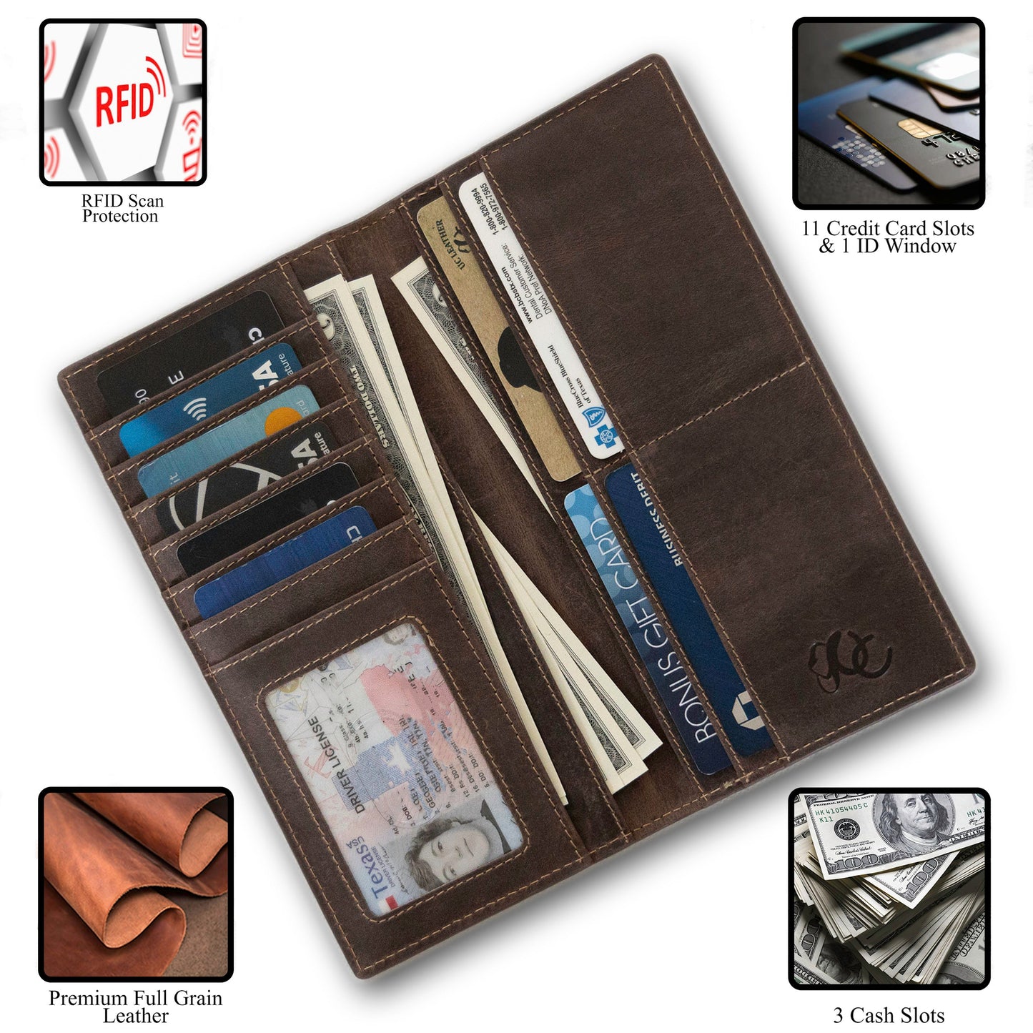 Leather Rodeo Wallet