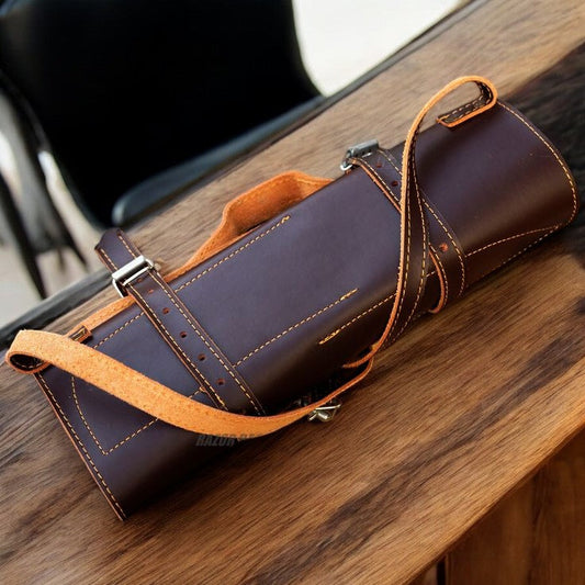 Premium Damascus Knife Set - Handmade with Exotic Wood Handles