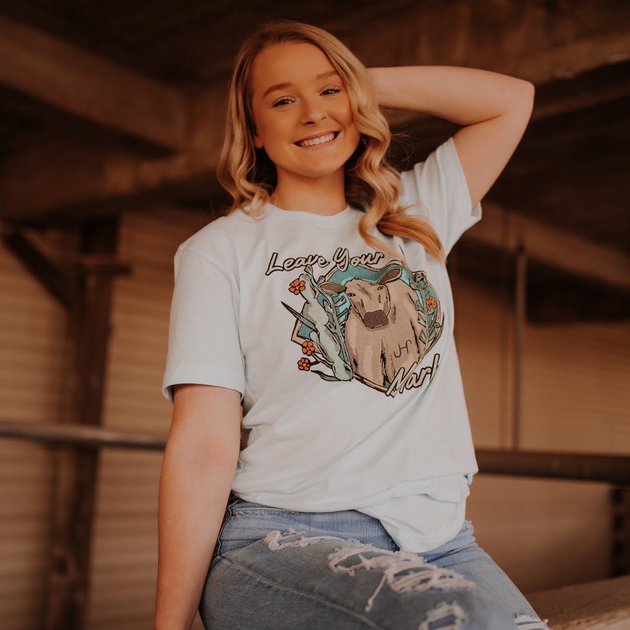 Leave Your Mark Cow Tshirt