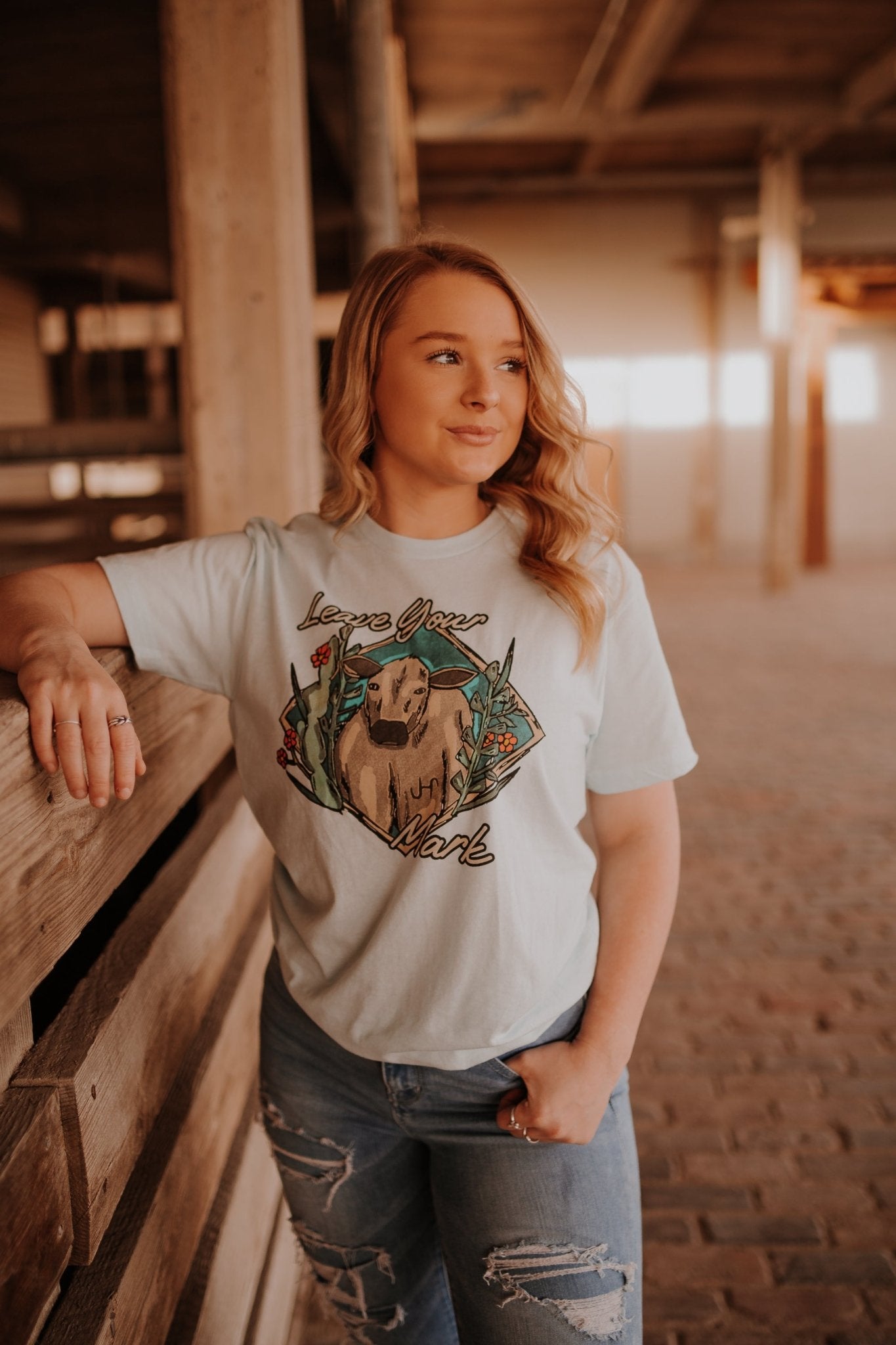 Leave Your Mark Cow Tshirt