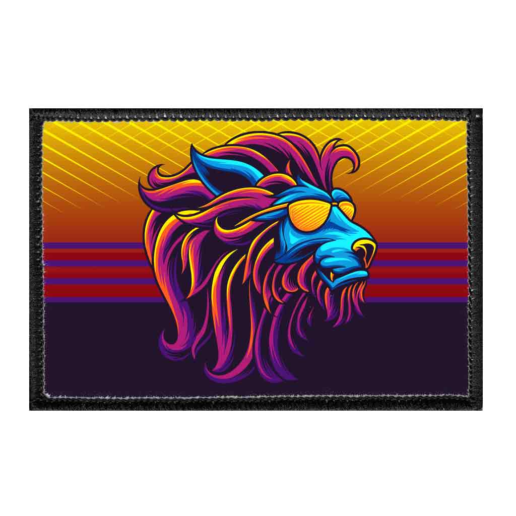 Leo 80's Zodiac Sign - Removable Patch