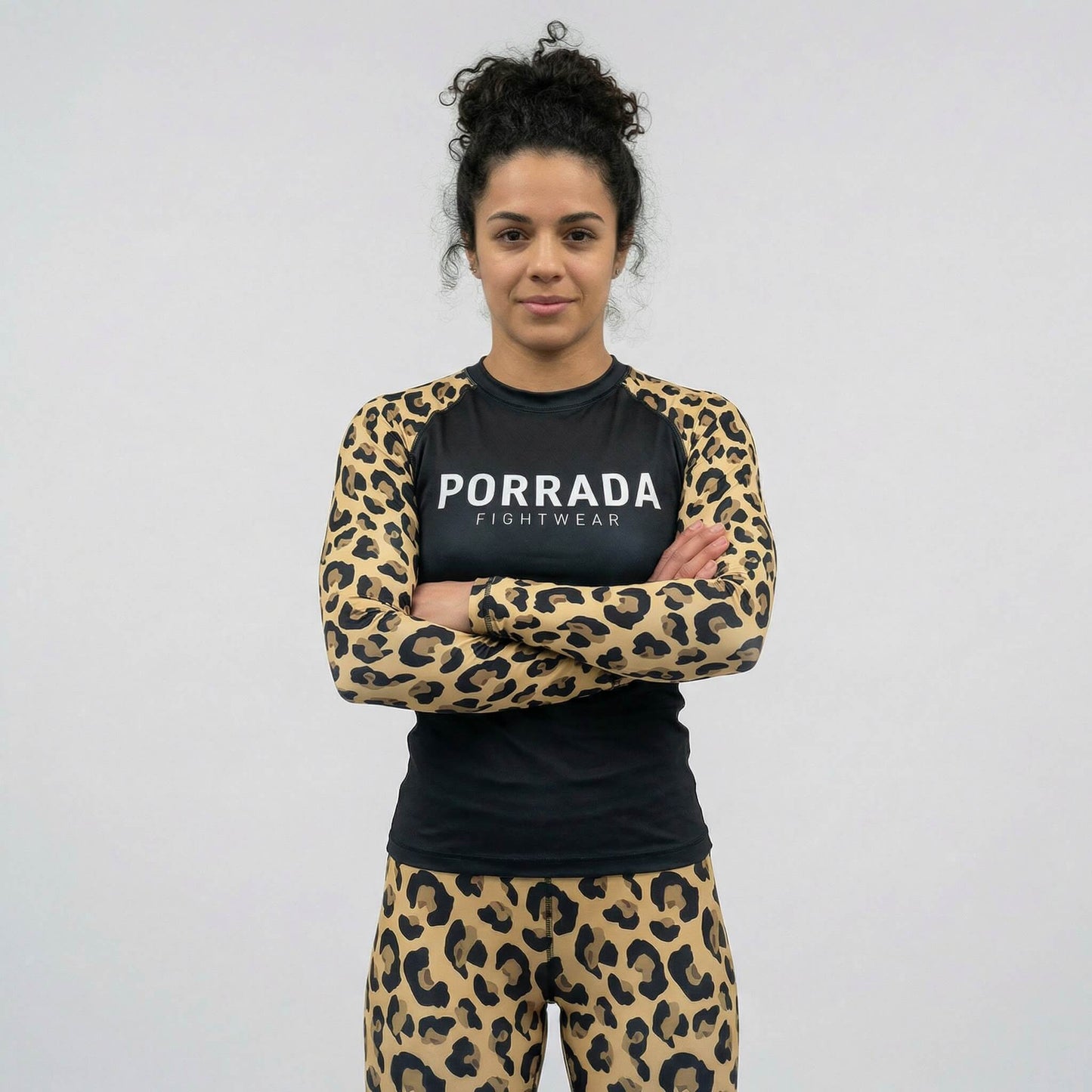 LEOPARD WOMEN RASH GUARD