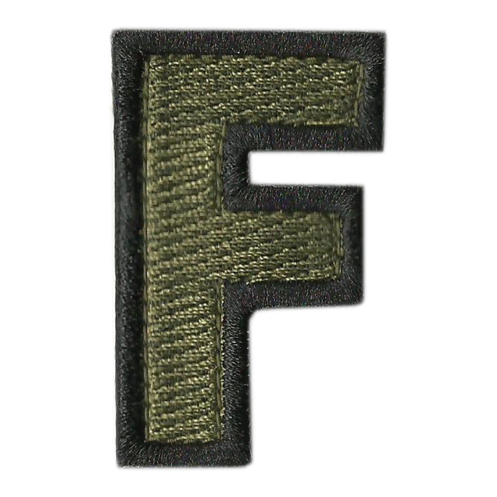 Spell Anything - Tactical Letters -  2" x 1.25" - Military Green
